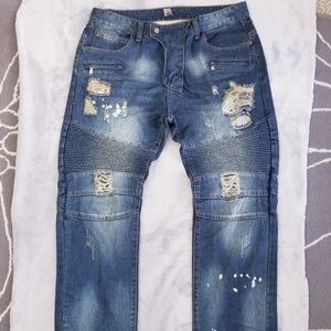 Tapered Blue Jeans NWOT
